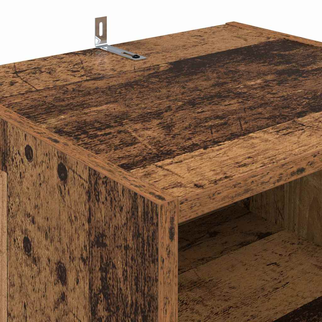 TV-skåp Gammalt trä 160 x 35 x 55 cm Konstruerat trä