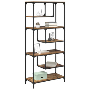 Bokhylla Gammalt trä 81 x 36 x 176 cm Konstruerat trä