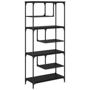 Bokhylla Svart ek 81 x 36 x 176 cm Konstruerat trä