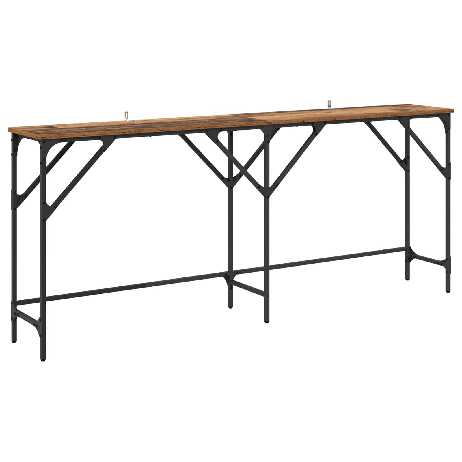 Konsolbord Gammalt trä 180 x 30 x 75 cm Konstruerat trä
