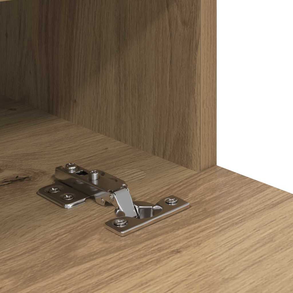 TV-väggskåp 2 pcs Artisan Ek 60 x 30 x 30 cm Konstruerat trä