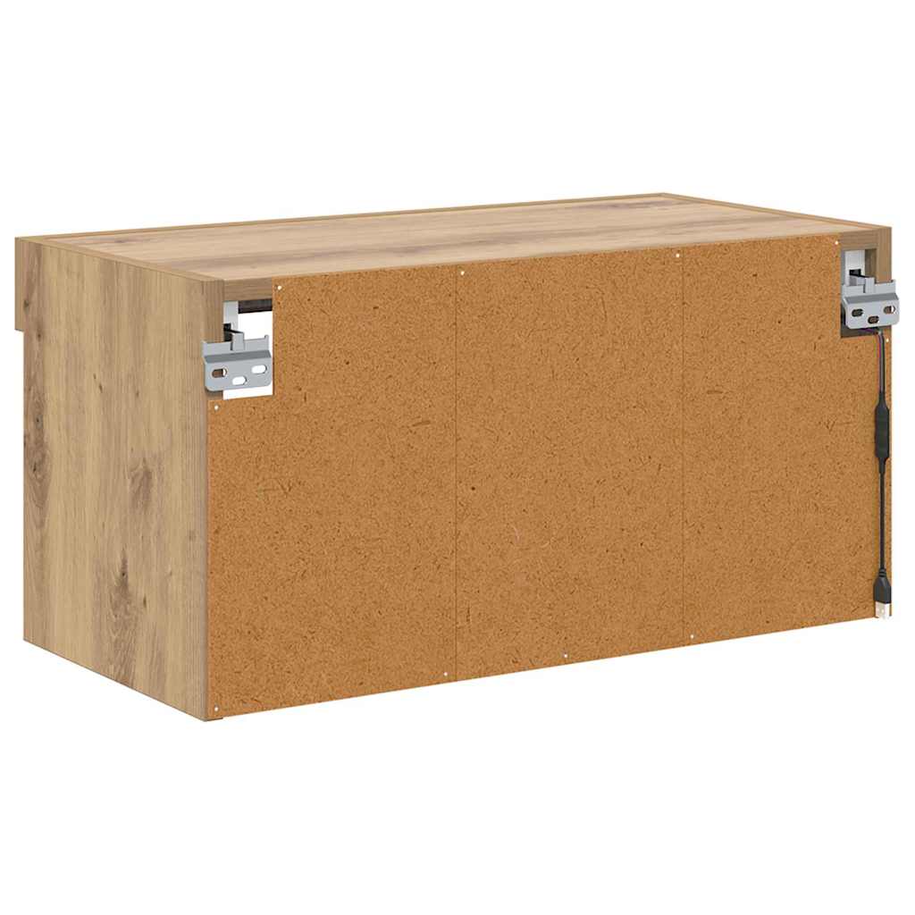 TV-skåp Väggmonterad Artisan Ek 60 x 30 x 30 cm Konstruerat trä