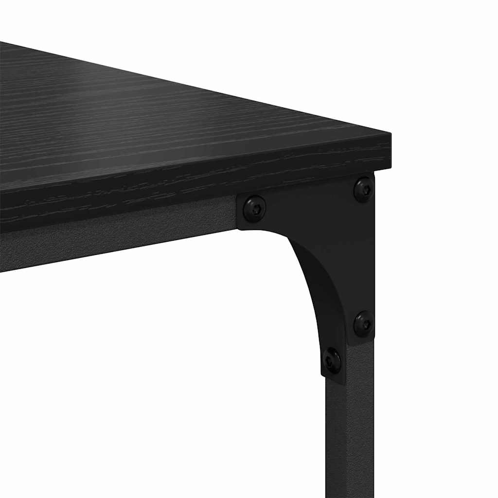 Bokhylla Svart Ek 76 x 33 x 188,5 cm Konstruerat trä