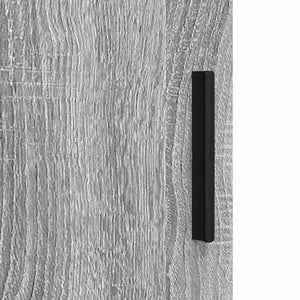 Badrumsskåp Grå Sonoma 61 x 35 x 64 cm Konstruerat trä & Metall