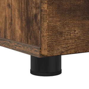 Badrumsskåp Rökt ek 76,5 x 35 x 64 cm Konstruerat trä & Metall