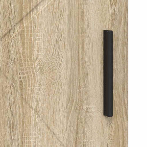 Badrumsskåp Sonoma-ek 60 x 35 x 80 cm Konstruerat trä & Metall