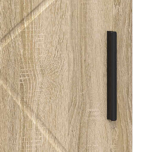 Badrumsskåp Sonoma-ek 30 x 35 x 95 cm Konstruerat trä & Metall