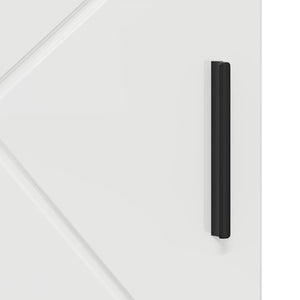 Badrumsskåp med lagring med dörr Högblanka vita 30 x 35 x 95 cm