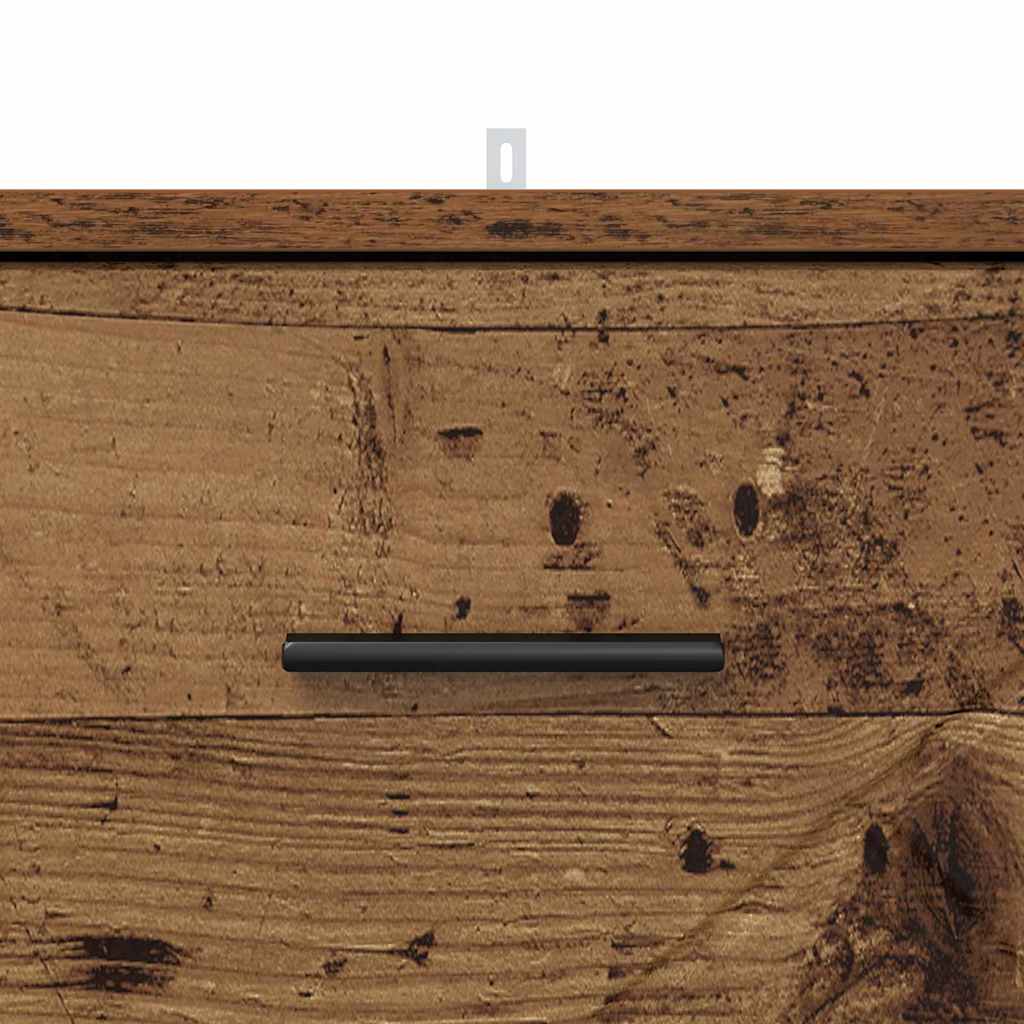 Nattduksbord Gammalt trä 38 x 38 x 66 cm Konstruerat trä