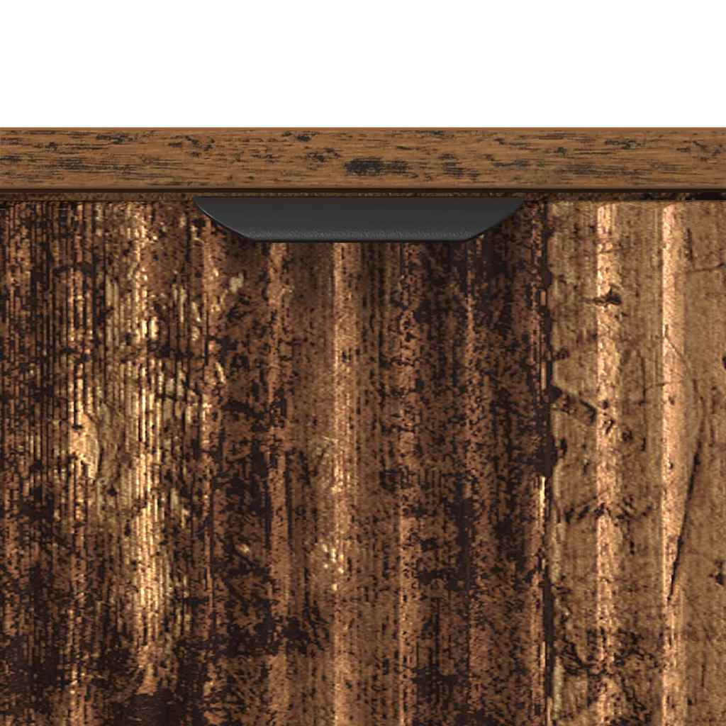 Sängbord med låda Gammalt trä 63.5 x 36 x 61 cm Konstruerat trä