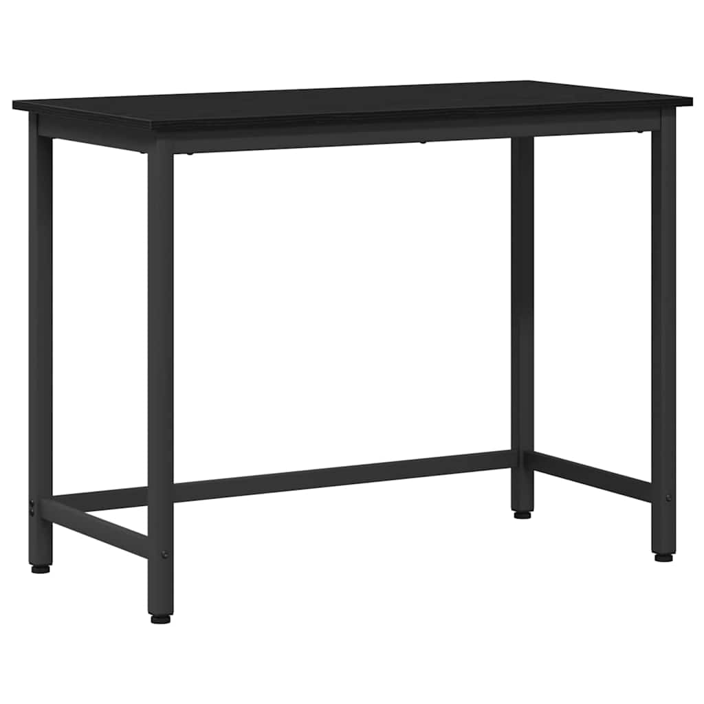 bord Svart Ek 80 x 50 x 76,5 cm Konstruerat trä och stål