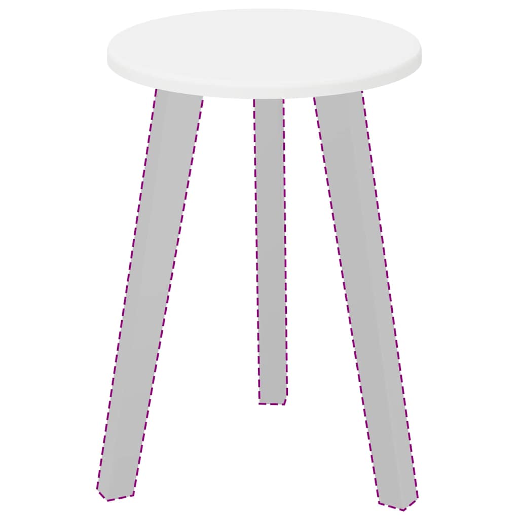 Bordsskiva Vit 30 x 30 x 1,5 cm Konstruerat trä