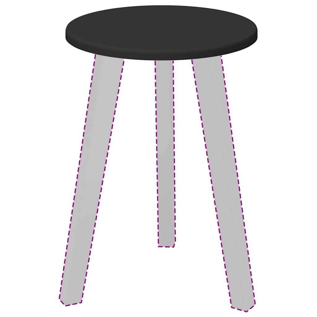 Bordsskiva Svart 30 x 30 x 1,5 cm Konstruerat trä