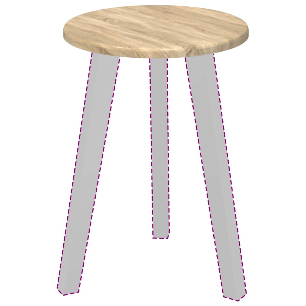 Bordsskiva Sonoma ek 30 x 30 x 1,5 cm Konstruerat trä