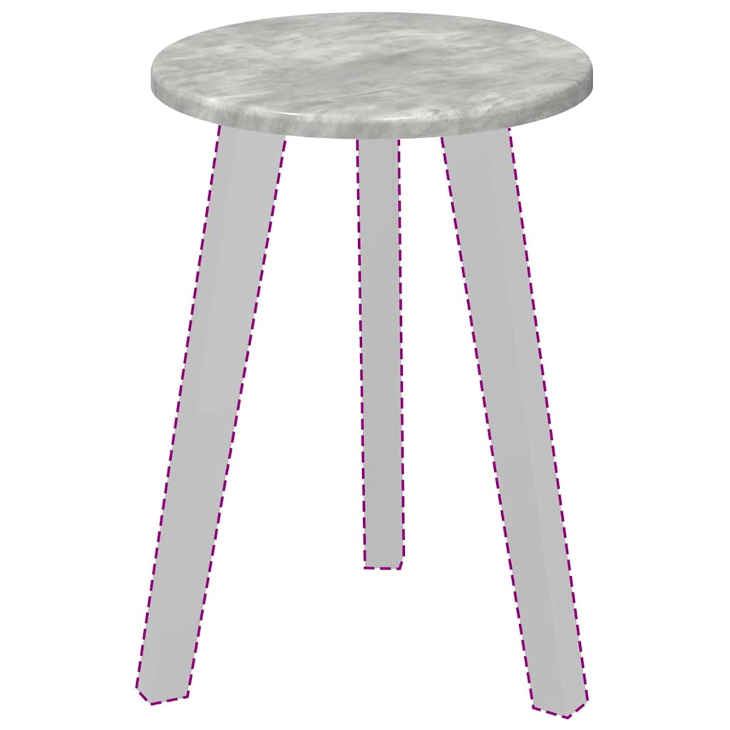 Bordsskiva Betonggrå 30 x 30 x 1,5 cm Konstruerat trä