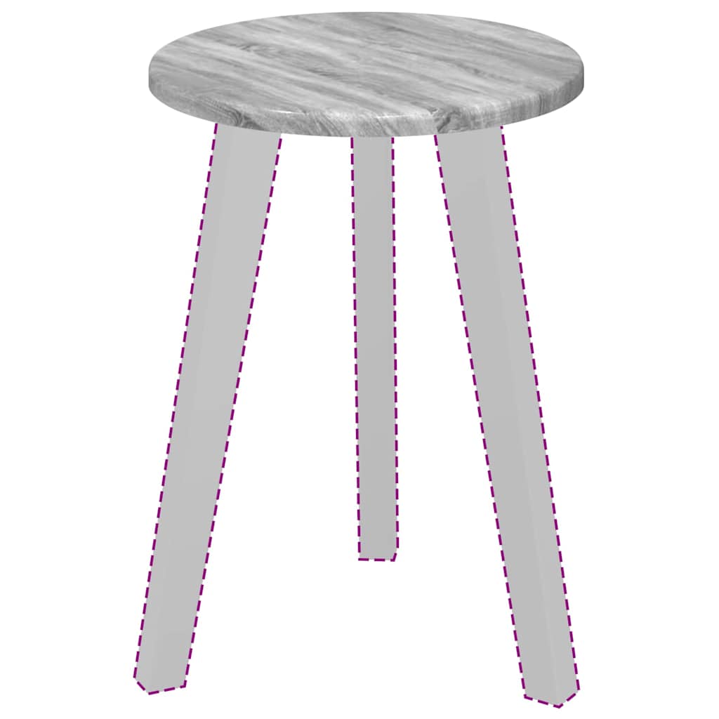 Bordsskiva Grå Sonoma 30 x 30 x 1,5 cm Konstruerat trä