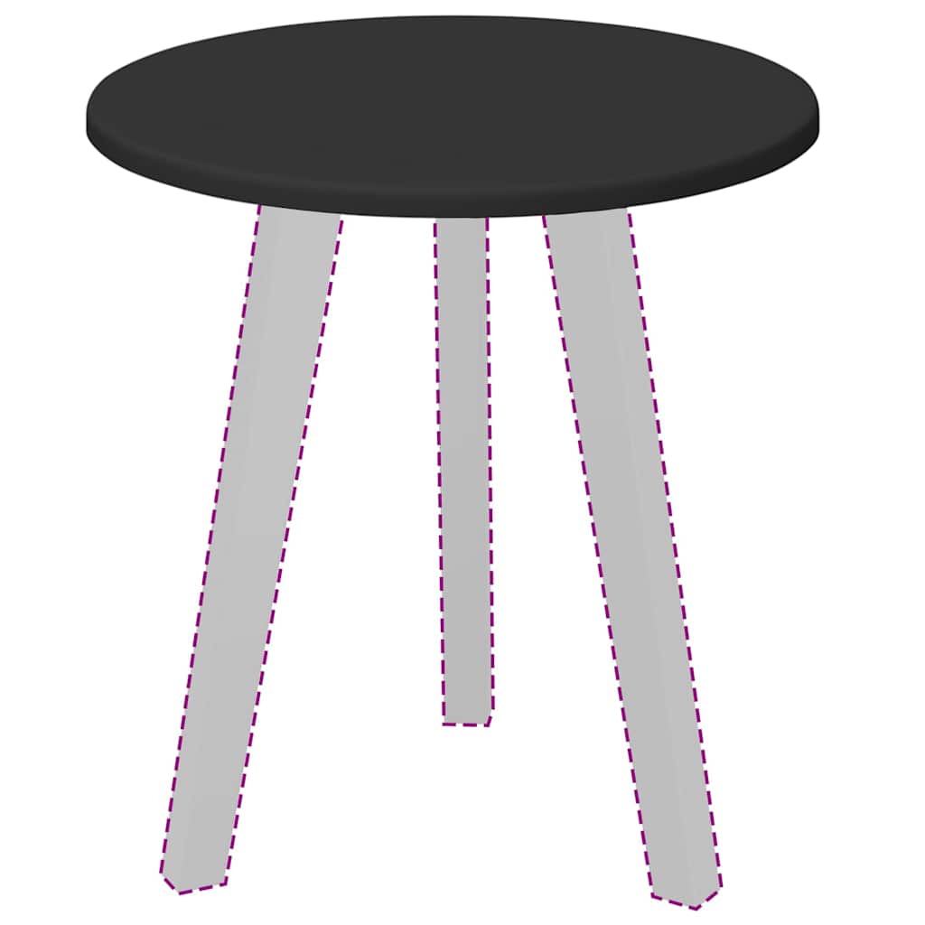 Bordsskiva Svart 40 x 40 x 1,5 cm Konstruerat trä
