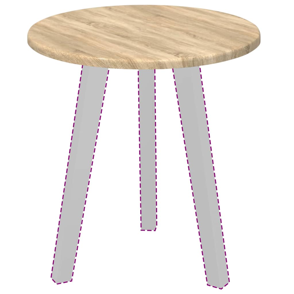 Bordsskiva Sonoma ek 40 x 40 x 1,5 cm Konstruerat trä