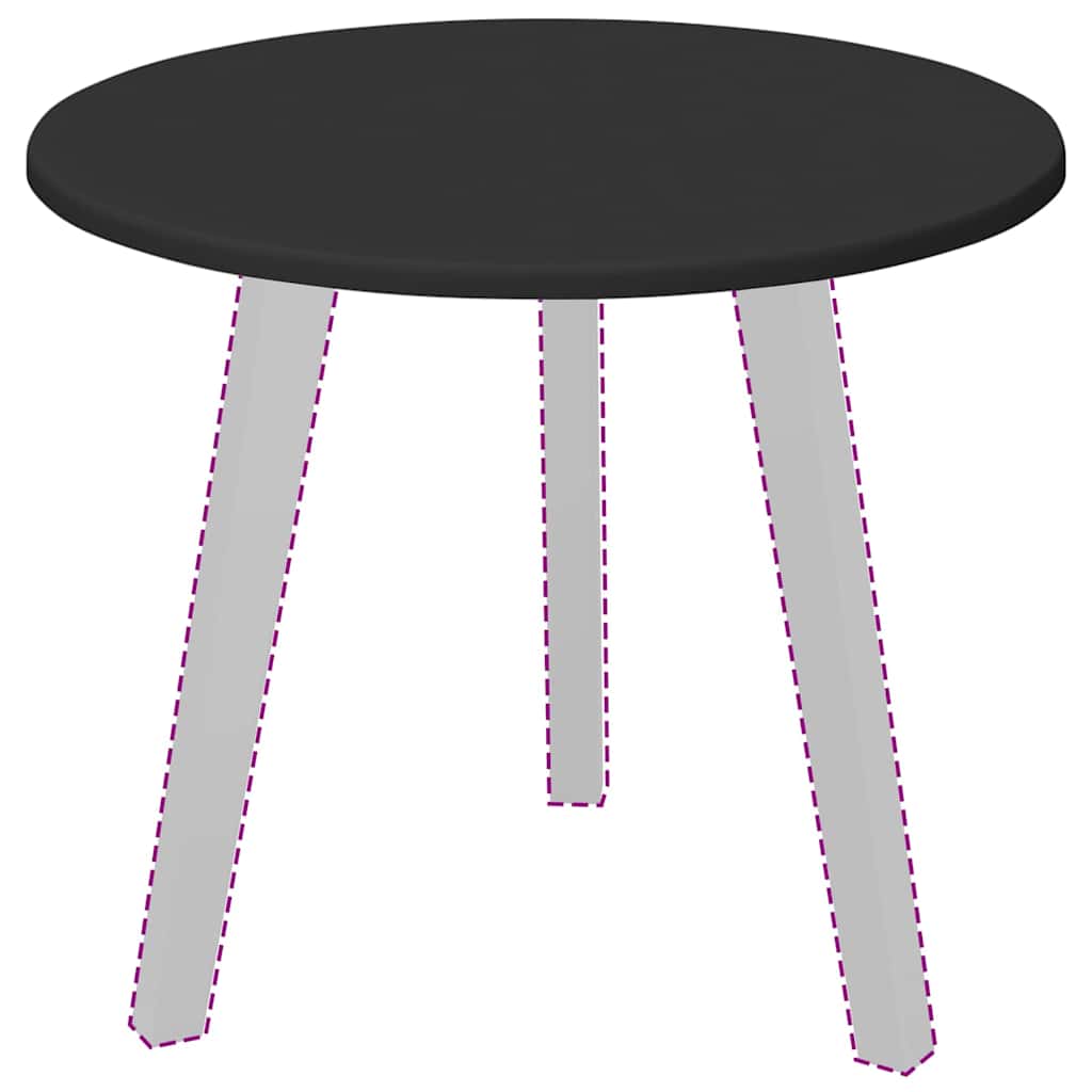 Bordsskiva Svart 50 x 50 x 1,5 cm Konstruerat trä