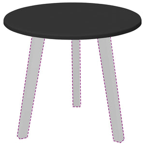 Bordsskiva Svart 50 x 50 x 1,5 cm Konstruerat trä