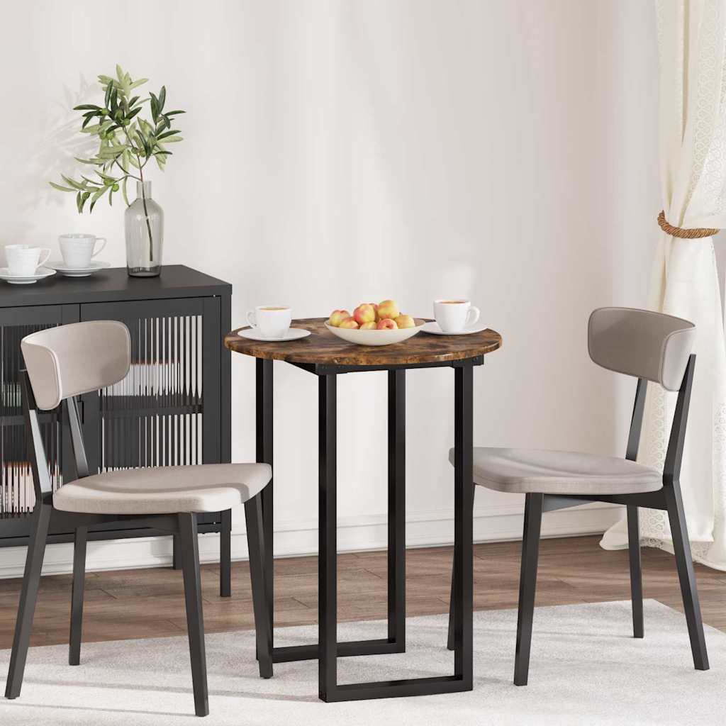 Bordsskiva Rökfärgad ek 60 x 60 x 1,5 cm Konstruerat trä