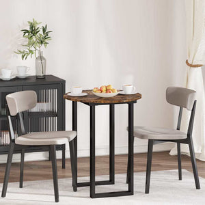 Bordsskiva Rökfärgad ek 60 x 60 x 1,5 cm Konstruerat trä