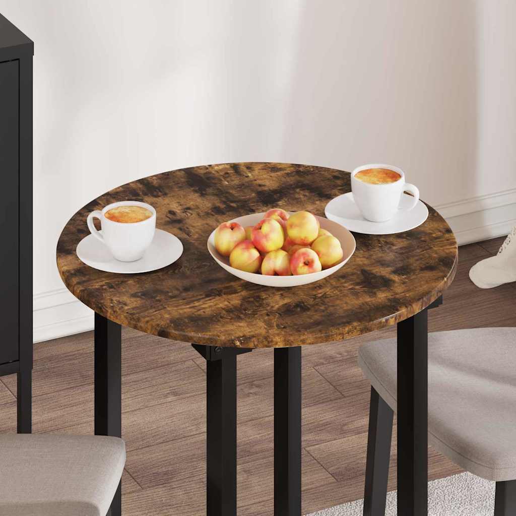 Bordsskiva Rökfärgad ek 60 x 60 x 1,5 cm Konstruerat trä