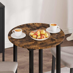 Bordsskiva Rökfärgad ek 60 x 60 x 1,5 cm Konstruerat trä