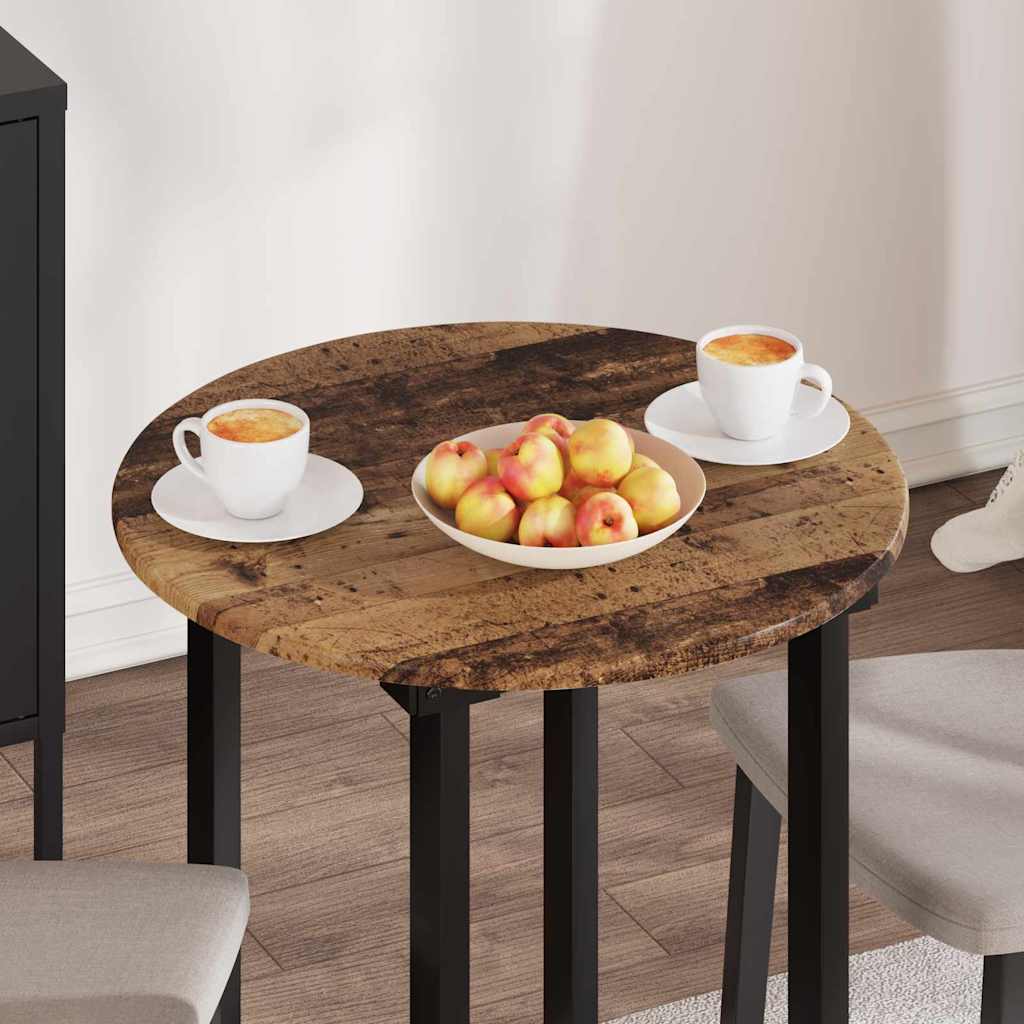 Bordsskiva Gammalt trä 60 x 60 x 1,5 cm Konstruerat trä