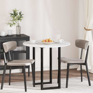 Bordsskiva Vit 80 x 80 x 1,5 cm Konstruerat trä