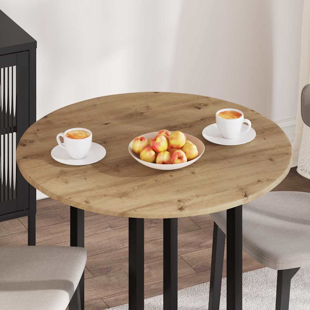 Bordsskiva artisan ek 80 x 80 x 1,5 cm Konstruerat trä