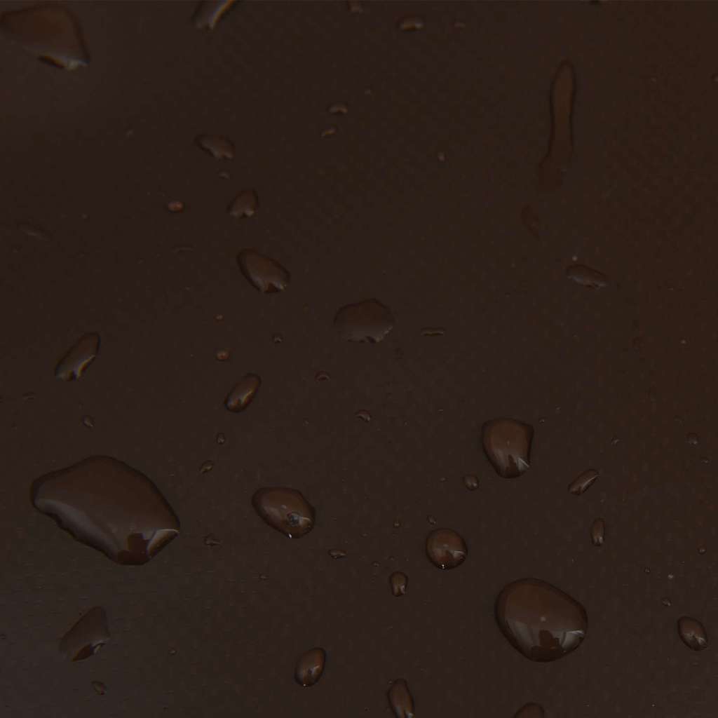 Presenning 650g / m² Brun 1,5 x 6 m Canvas med PVC-beläggning