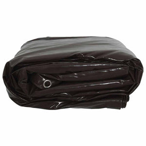 Presenning 650g / m² Brun 2,5 x 3,5 m Canvas med PVC-beläggning