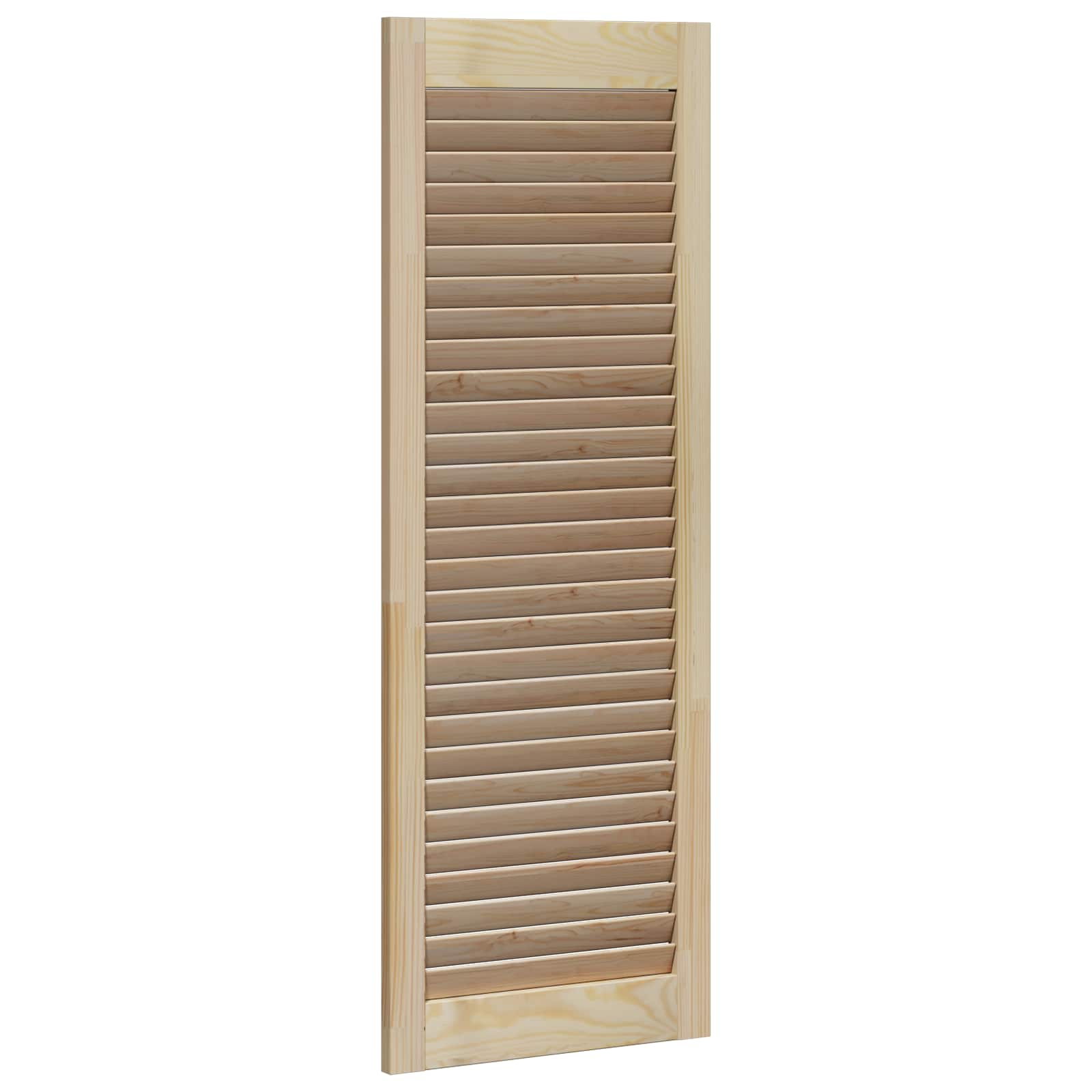Skåpdörr 4 pcs Naturfärg 140.5 x 2 x 59.5 cm Massiv furu