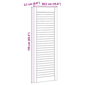 Skåpdörr 4 pcs Naturfärg 140.5 x 2 x 59.5 cm Massiv furu