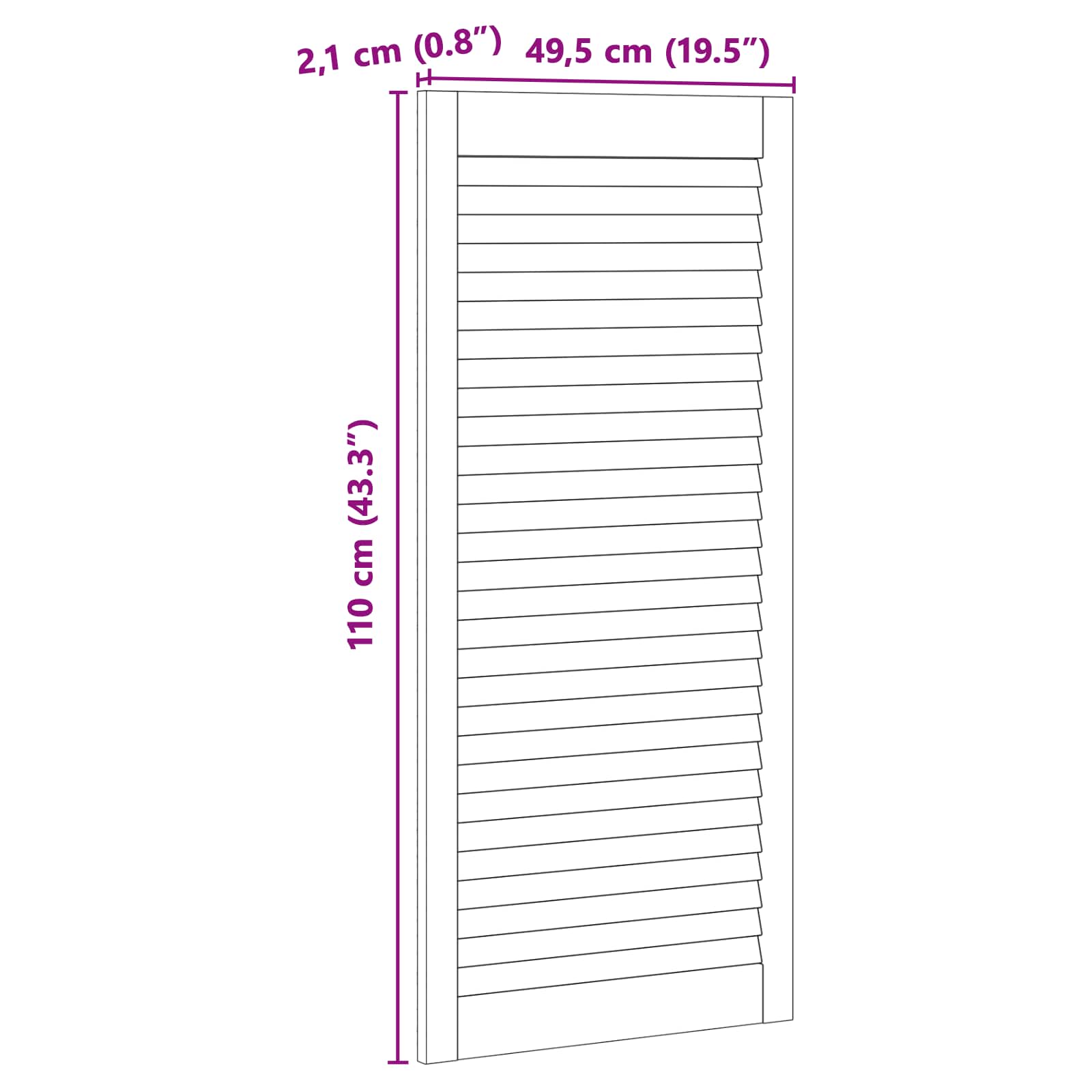 Skåpdörr 4 pcs Naturfärg 140.5 x 2 x 59.5 cm Massiv furu