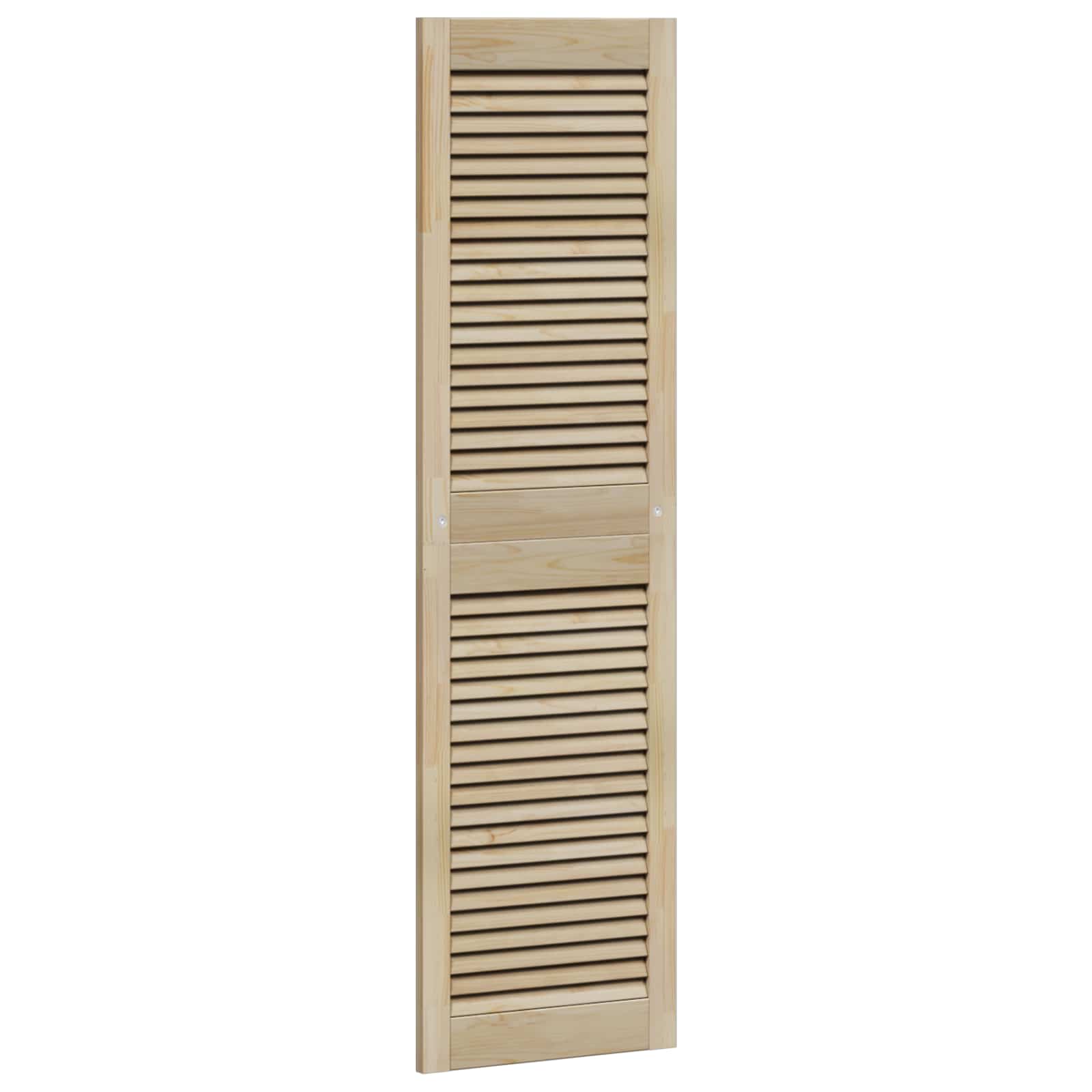 Skåpdörr 4 pcs Naturfärg 140.5 x 2 x 59.5 cm Massiv furu