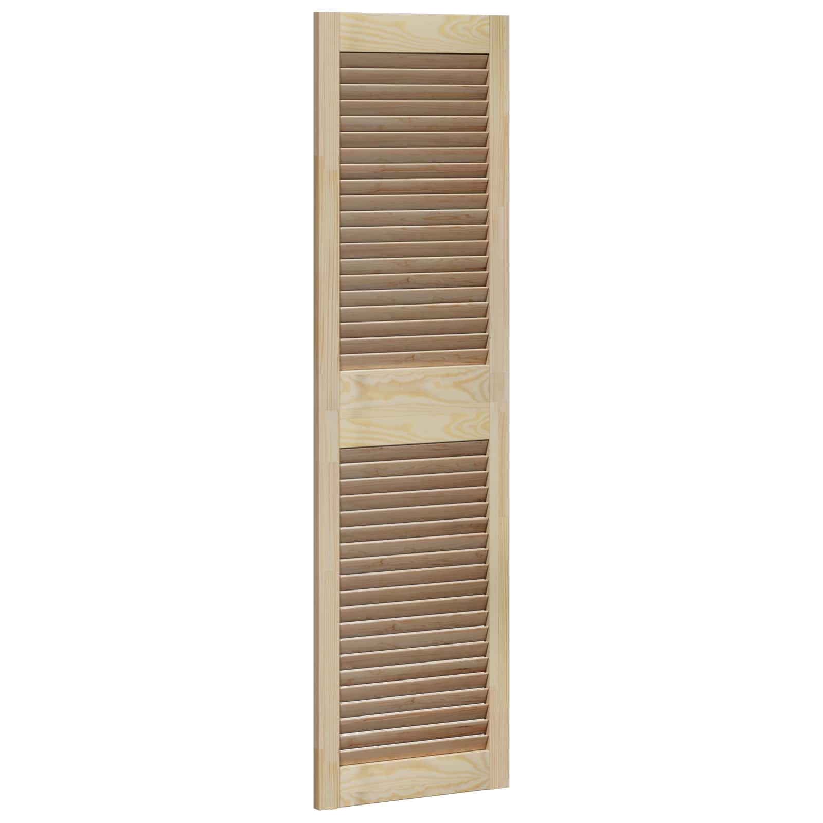 Skåpdörr 4 pcs Naturfärg 140.5 x 2 x 59.5 cm Massiv furu