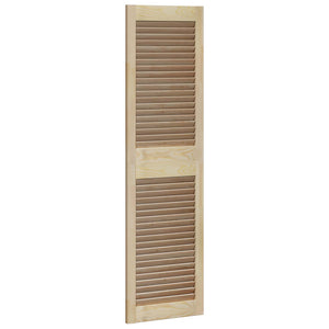 Skåpdörr 4 pcs Naturfärg 140.5 x 2 x 59.5 cm Massiv furu
