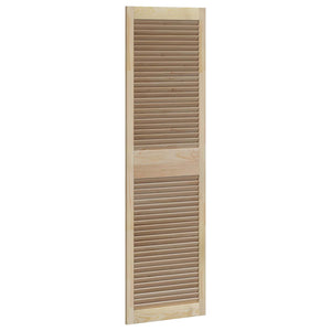 Skåpdörr 4 pcs Naturfärg 140.5 x 2 x 59.5 cm Massiv furu