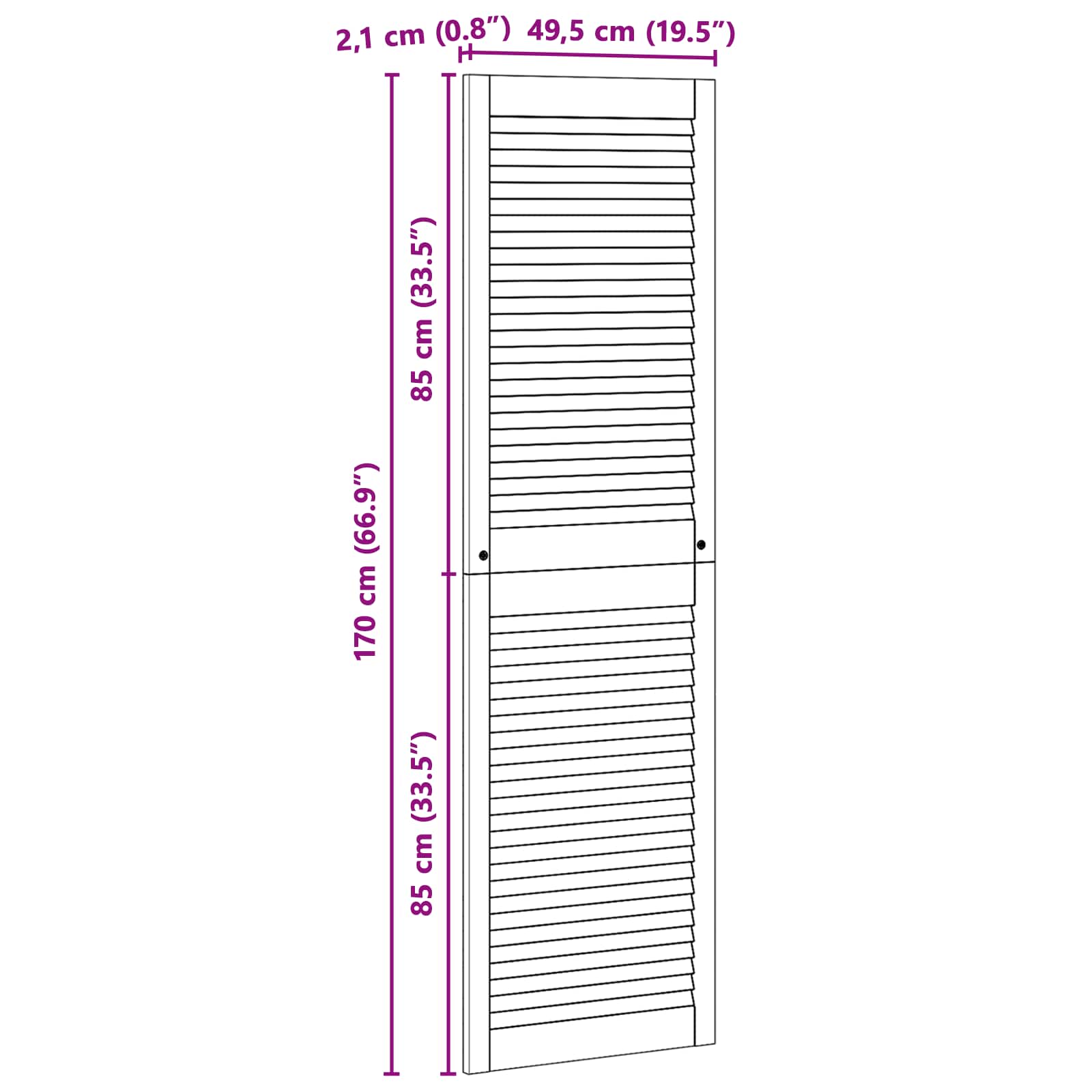 Skåpdörr 4 pcs Naturfärg 140.5 x 2 x 59.5 cm Massiv furu