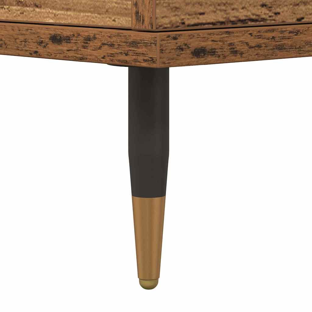 Förvaringsskåp 3 pcs Gammalt trä 60 x 35 x 70 cm