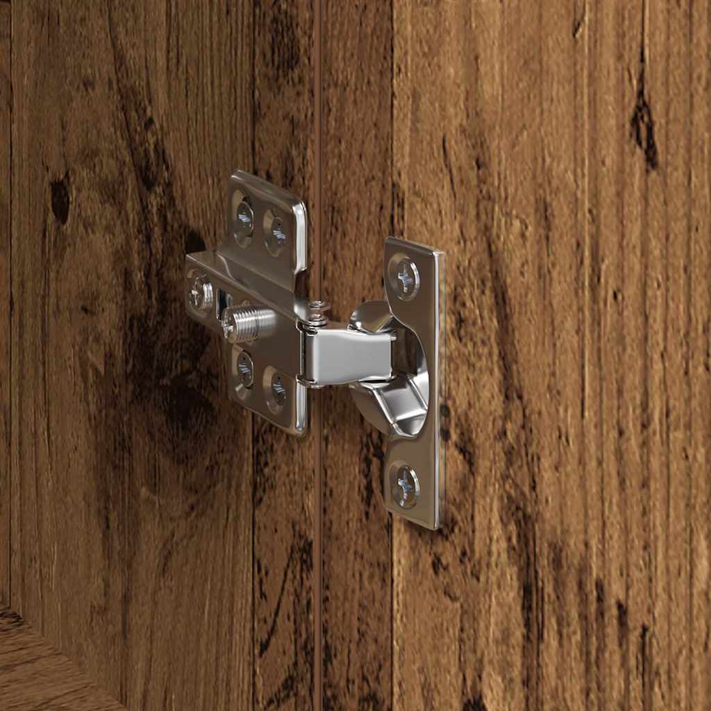 Sideboard 3 pcs Gammalt trä 60 x 35 x 70 cm