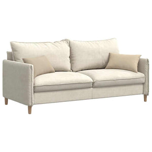 Sofakuddar 2 pcs Kräm 50 x 30 cm tyg