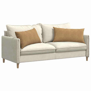 Sofakuddar 2 pcs Brun 80 x 40 cm Kordread tyg