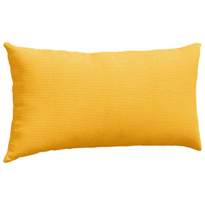 Sofakuddar 2 pcs Ljusgul 80 x 40 cm Kordread tyg