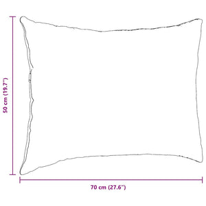 Sofakuddar 2 pcs Blå 70 x 50 cm tyg