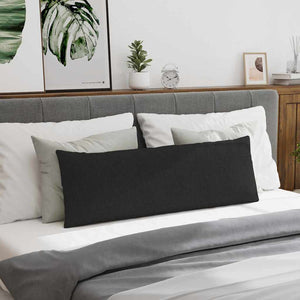 Sofakuddar 2 pcs Svart 120 x 40 cm tyg