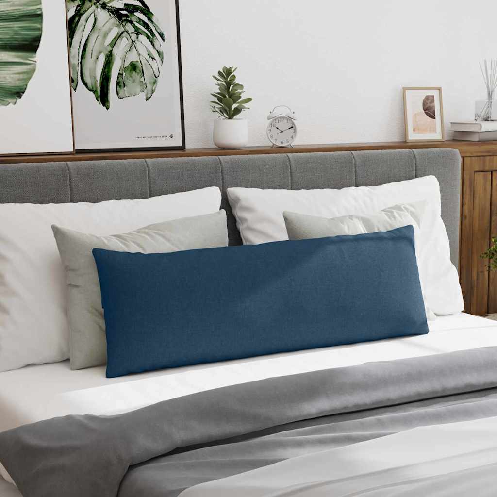 Sofakuddar 2 pcs Blå 120 x 40 cm tyg