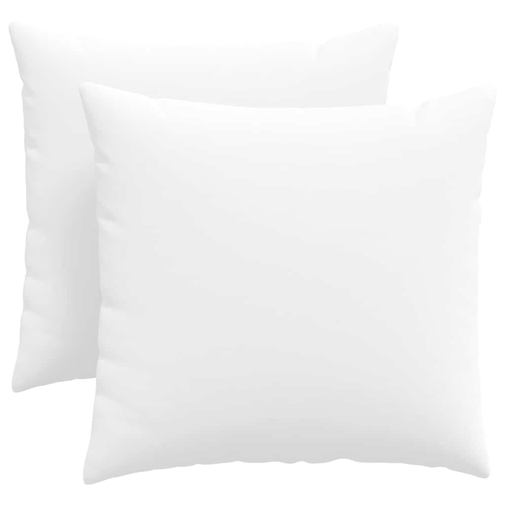 Sofakuddar 2 pcs Vit 45 x 45 cm tyg